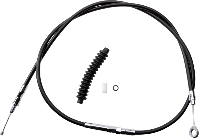 DRAG SPECIALTIES 0652-1426 High-Efficiency Black Vinyl Clutch Cable - 62-11/16" — image 1 of 2