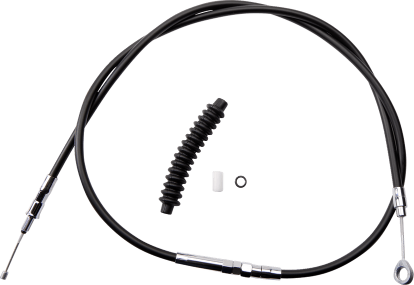 DRAG SPECIALTIES 0652-1426 High-Efficiency Black Vinyl Clutch Cable - 62-11/16" — image 1 of 2
