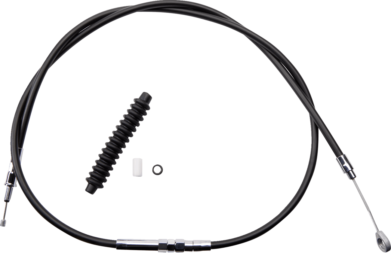 DRAG SPECIALTIES 0652-1427 High-Efficiency Black Vinyl Clutch Cable - 64-11/16"