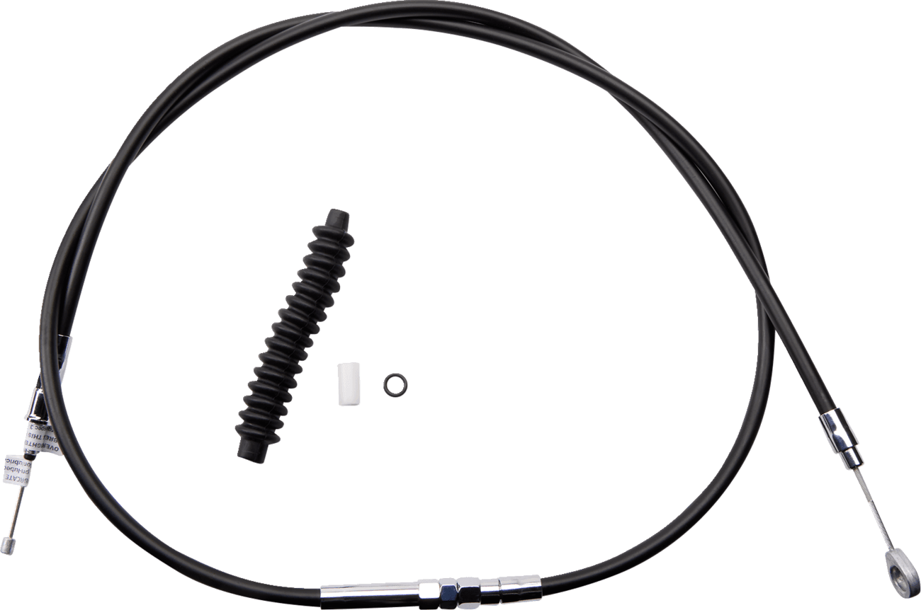 DRAG SPECIALTIES 0652-1428 High-Efficiency Black Vinyl Clutch Cable - 66-11/16"