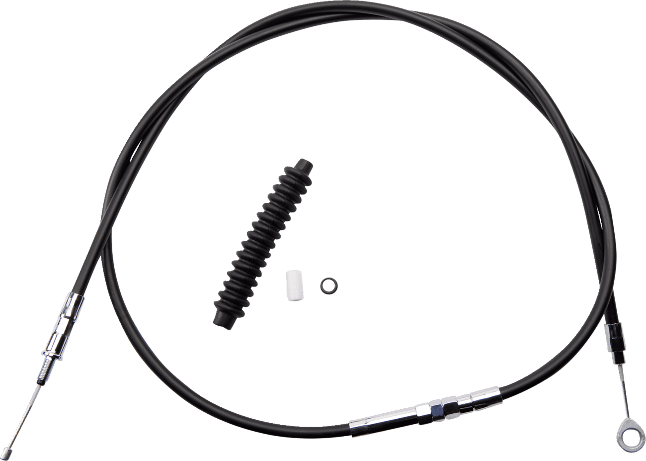 DRAG SPECIALTIES 0652-1429 High-Efficiency Black Vinyl Clutch Cable - 68-11/16"