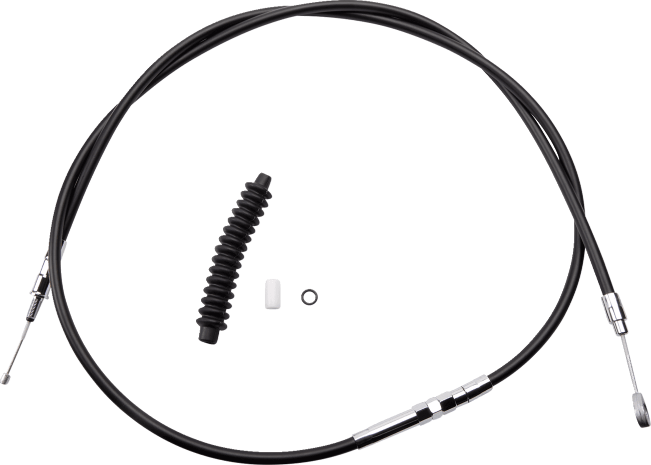 DRAG SPECIALTIES 0652-1432 High-Efficiency Black Vinyl Clutch Cable - 74-11/16"