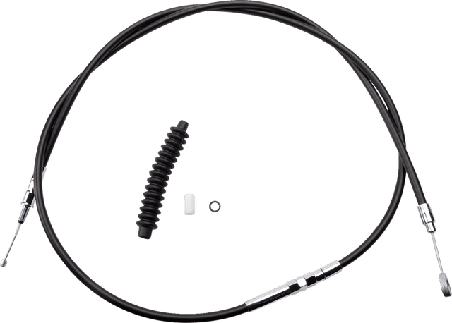 DRAG SPECIALTIES 0652-1433 High-Efficiency Black Vinyl Clutch Cable - 76-11/16" — image 1 of 2