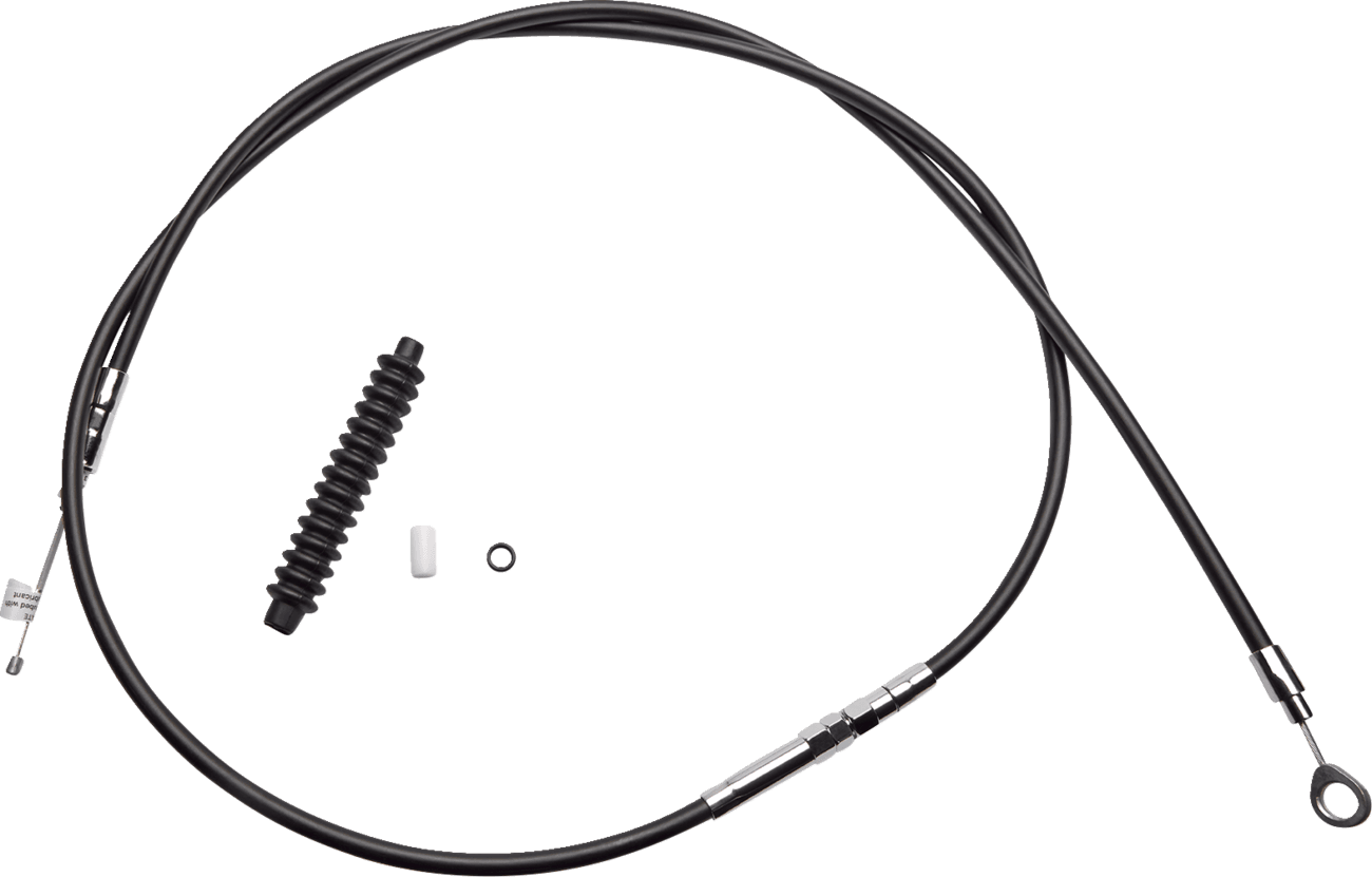 DRAG SPECIALTIES 0652-1434 High-Efficiency Black Vinyl Clutch Cable - 78-11/16"