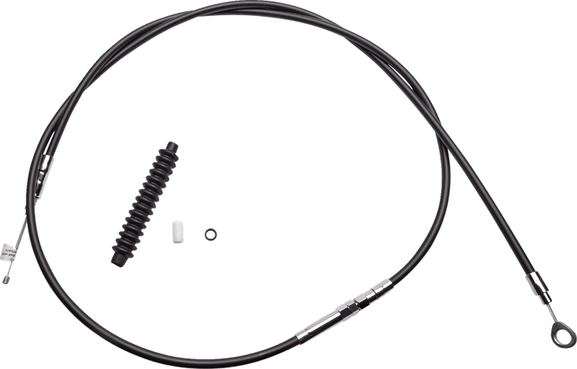 DRAG SPECIALTIES 0652-1434 High-Efficiency Black Vinyl Clutch Cable - 78-11/16" — image 1 of 2