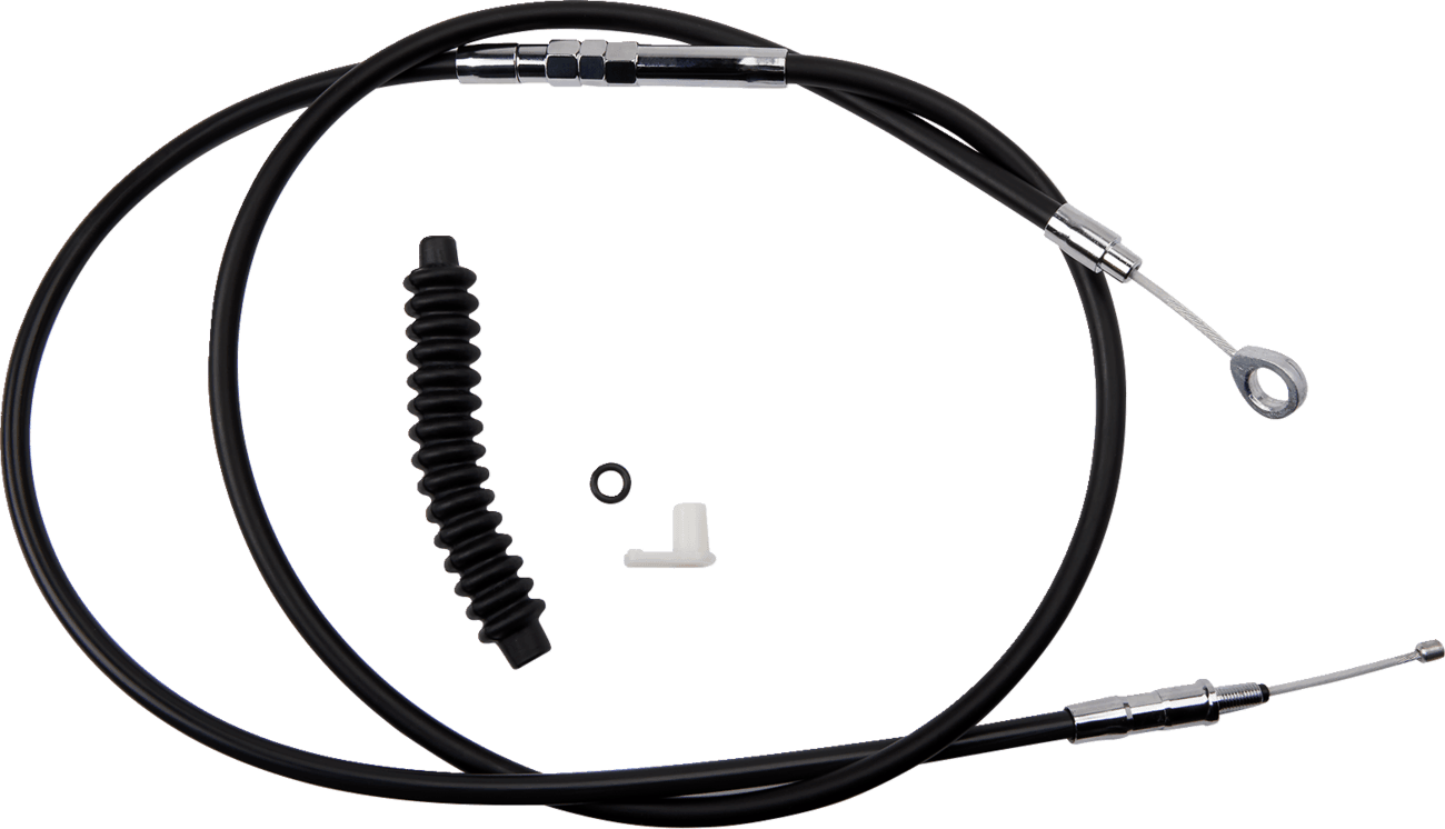 DRAG SPECIALTIES 0652-1436 High-Efficiency Black Vinyl Clutch Cable - 64-11/16"