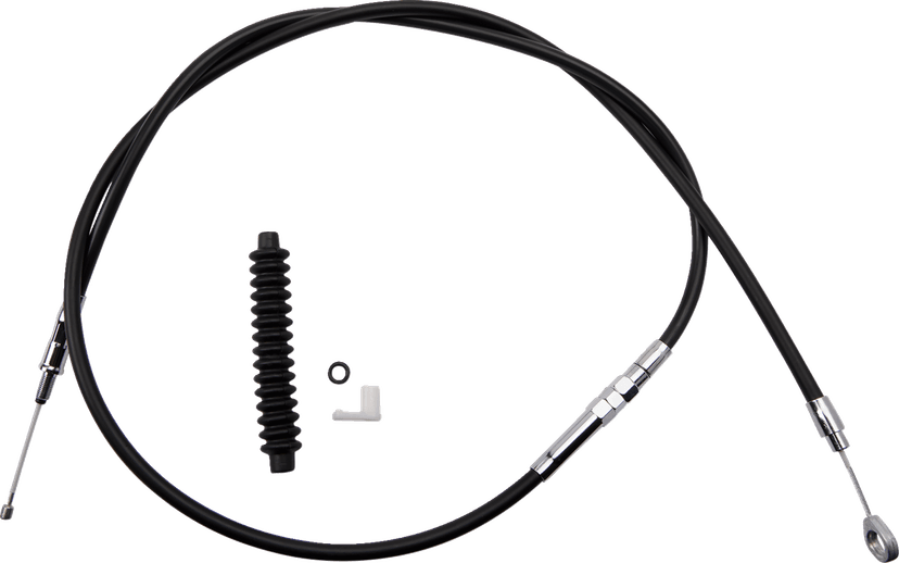 DRAG SPECIALTIES 0652-1437 High-Efficiency Black Vinyl Clutch Cable - 66-11/16"