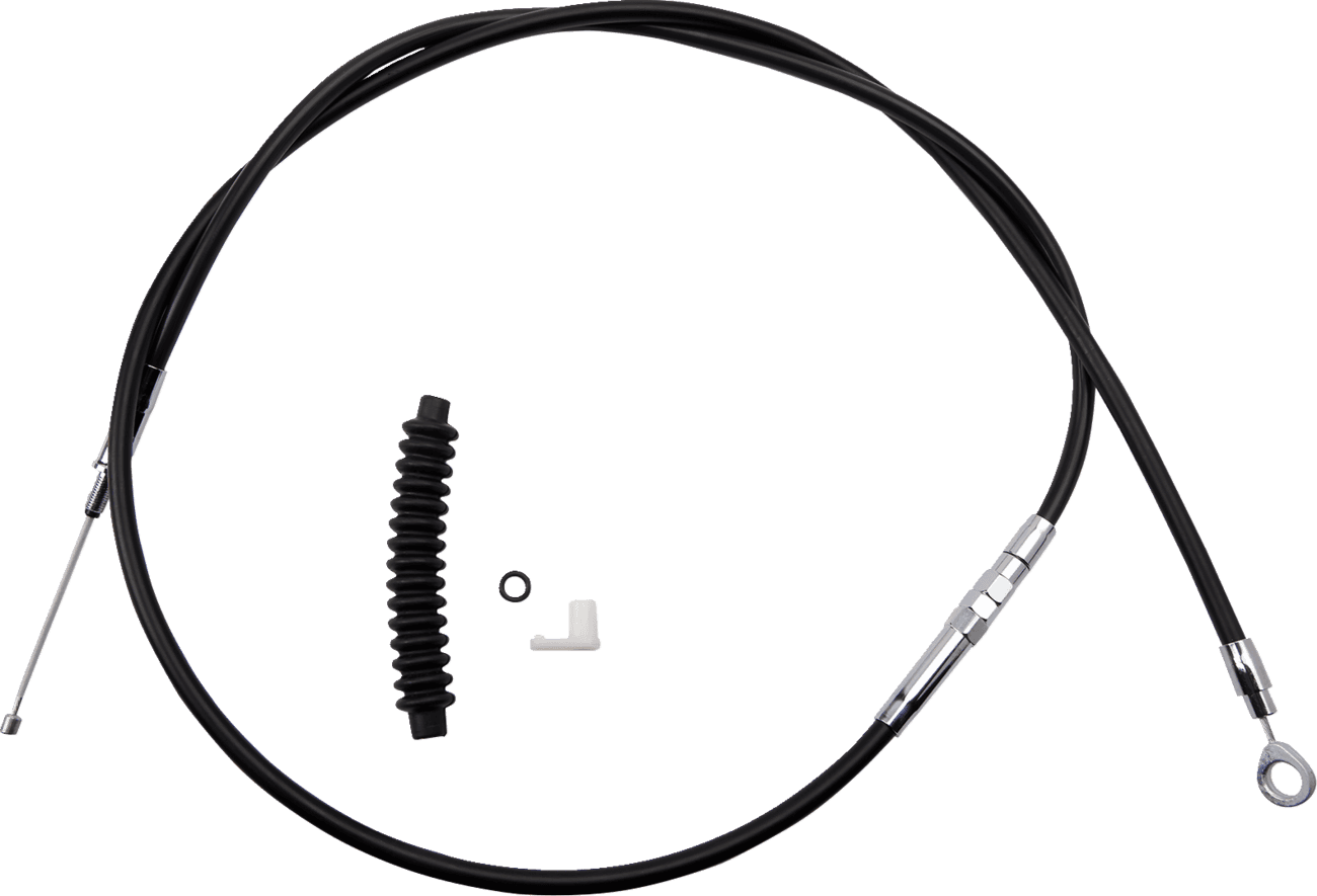 DRAG SPECIALTIES 0652-1439 High-Efficiency Black Vinyl Clutch Cable - 70-11/16"