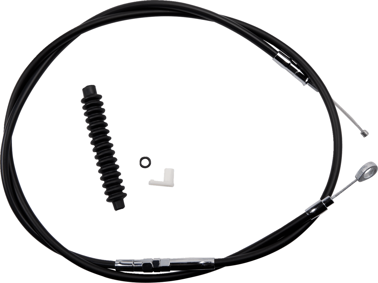 DRAG SPECIALTIES 0652-1440 High-Efficiency Black Vinyl Clutch Cable - 72-11/16"