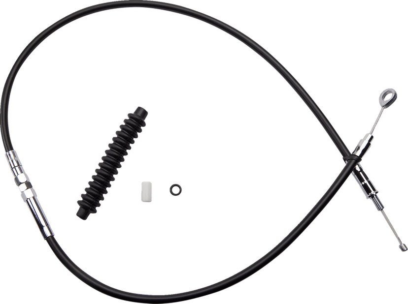 DRAG SPECIALTIES 0652-1505 High-Efficiency Black Vinyl Clutch Cable - 45" — image 1 of 2