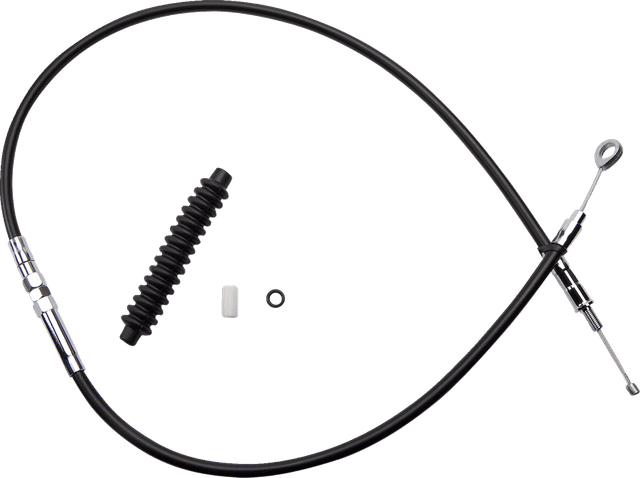 DRAG SPECIALTIES 0652-1507 High-Efficiency Black Vinyl Clutch Cable - 48" — image 1 of 2