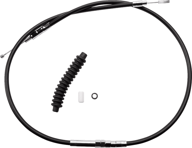 DRAG SPECIALTIES 0652-1509 High-Efficiency Black Vinyl Clutch Cable - 50" — image 1 of 2
