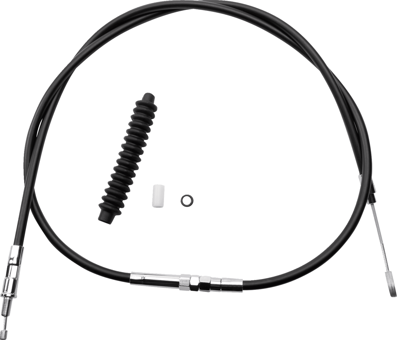 DRAG SPECIALTIES 0652-1523 High-Efficiency Black Vinyl Clutch Cable - 80"
