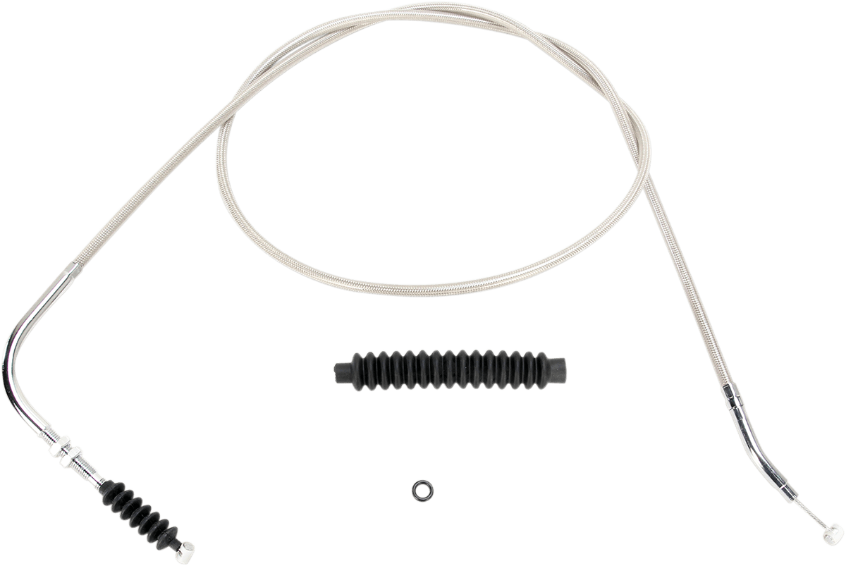 MOTION PRO 0652-1939 Armor Coat Stainless Steel Clutch Cable - Suzuki - +4"