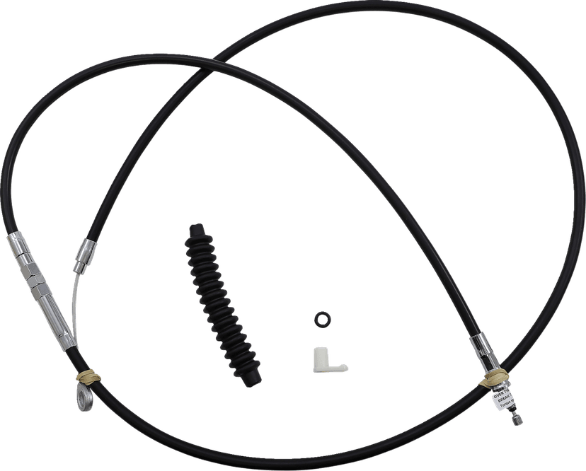 DRAG SPECIALTIES 0652-2370 High-Efficiency Black Vinyl Clutch Cable - 74-11/16"