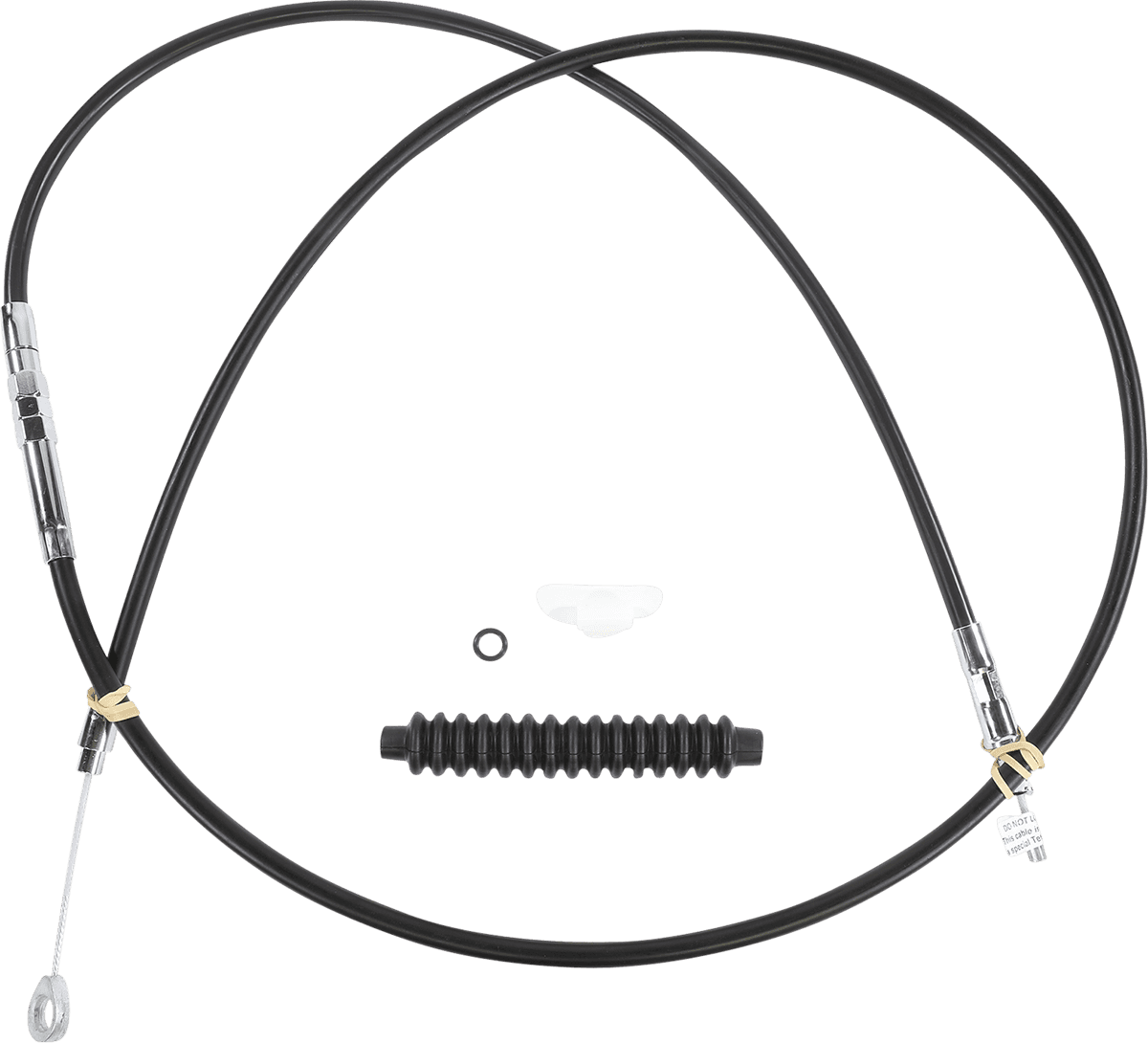 DRAG SPECIALTIES 0652-2371 High-Efficiency Black Vinyl Clutch Cable - 76-11/16"
