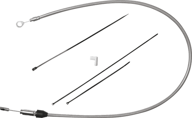 DRAG SPECIALTIES 0652-2835 Quick Connect Clutch Cable - Upper - 34" - Stainless Steel — image 2 of 2