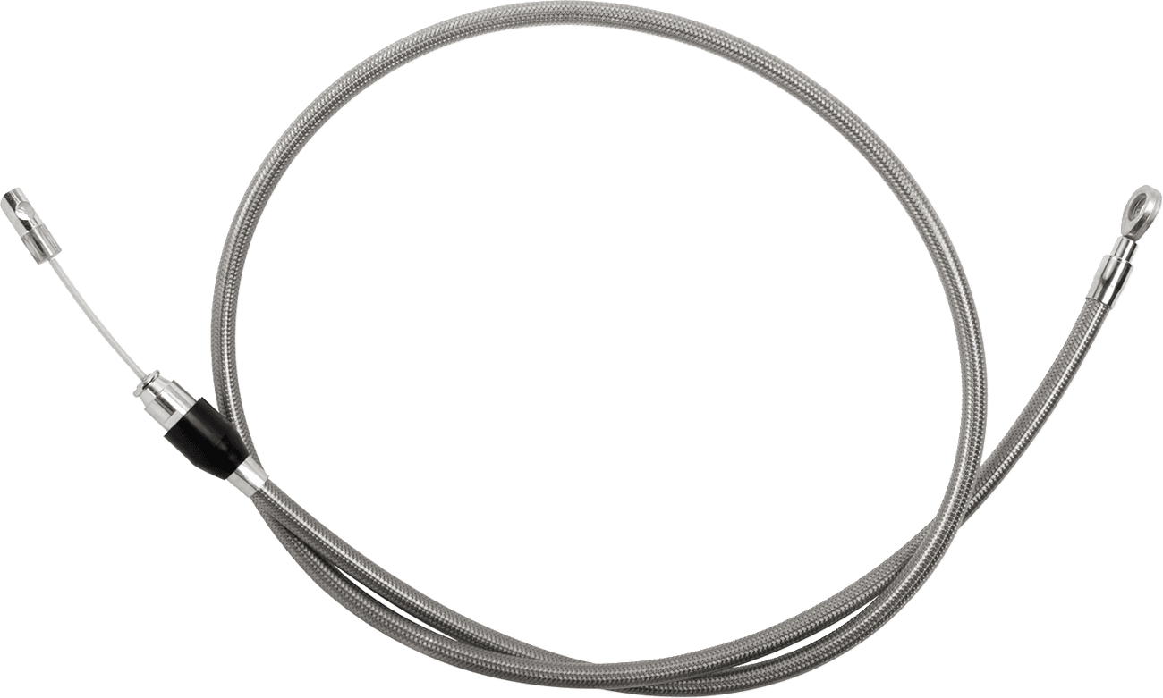 DRAG SPECIALTIES 0652-2845 Quick Connect Clutch Cable - Upper - 52" - Stainless Steel