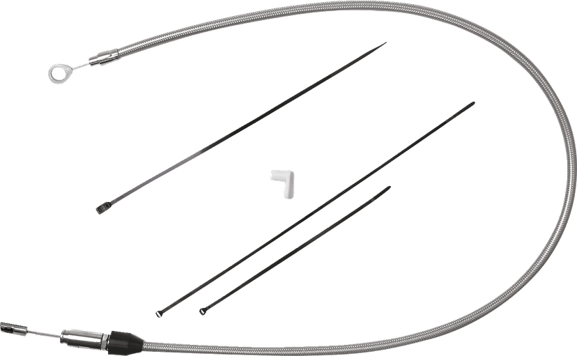 DRAG SPECIALTIES 0652-2847 Quick Connect Clutch Cable - Upper - 56" - Stainless Steel — image 2 of 2