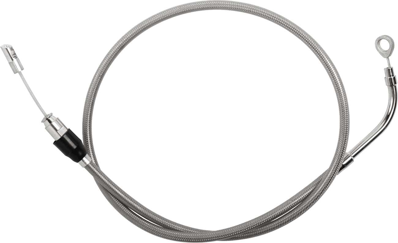 DRAG SPECIALTIES 0652-2851 Quick Connect Clutch Cable - Upper - 45" - Stainless Steel