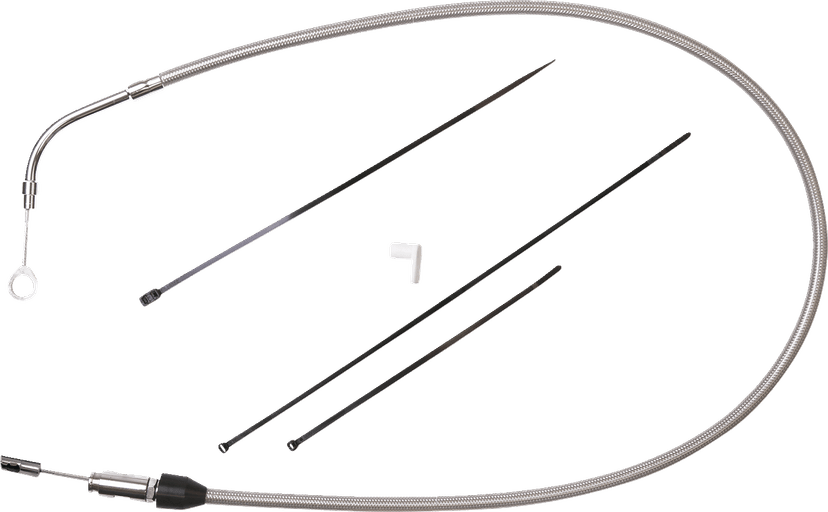 DRAG SPECIALTIES 0652-2852 Quick Connect Clutch Cable - Upper - 47" - Stainless Steel — image 2 of 2