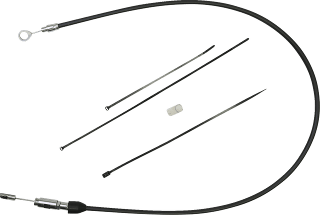 DRAG SPECIALTIES 0652-2859 Quick Connect Clutch Cable - Upper - 44" - Black/Chrome — image 2 of 2
