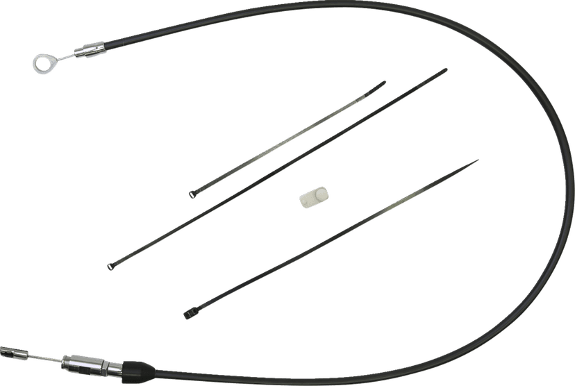 DRAG SPECIALTIES 0652-2863 Quick Connect Clutch Cable - Upper - 50" - Black/Chrome — image 2 of 2