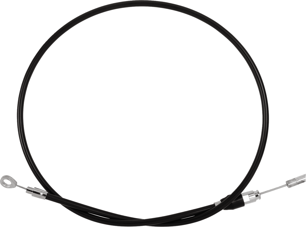 DRAG SPECIALTIES 0652-2864 Quick Connect Clutch Cable - Upper - 52" - Black/Chrome