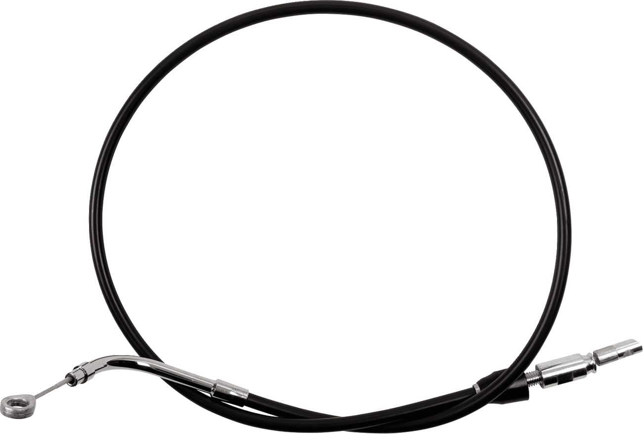 DRAG SPECIALTIES 0652-2870 Quick Connect Clutch Cable - Upper - 45" - Black/Chrome
