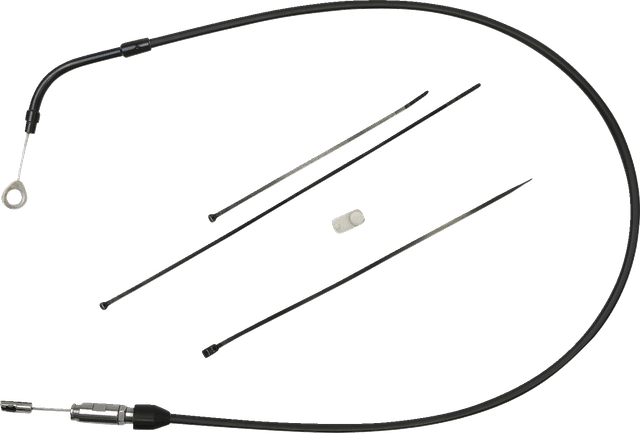 DRAG SPECIALTIES 0652-2888 Quick Connect Clutch Cable - Upper - Bent Tube - 43" - Black/Black — image 2 of 2