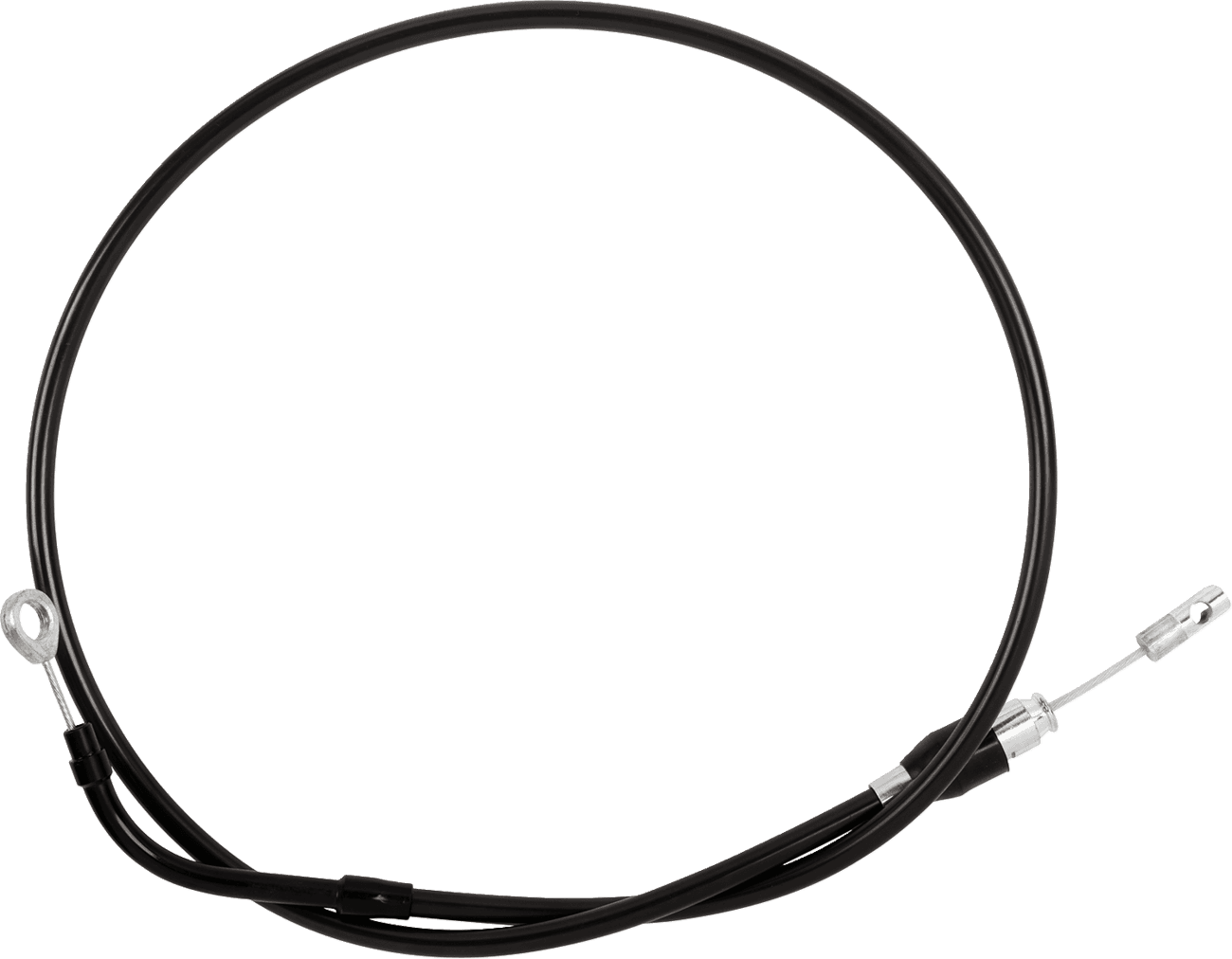 DRAG SPECIALTIES 0652-2888 Quick Connect Clutch Cable - Upper - Bent Tube - 43" - Black/Black