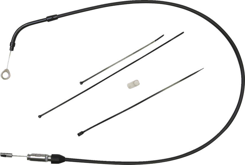 DRAG SPECIALTIES 0652-2890 Quick Connect Clutch Cable - Upper - Bent Tube - 47" - Black/Black — image 2 of 2