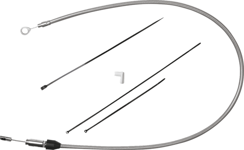 DRAG SPECIALTIES 0652-3062 Quick Connect Clutch Cable - Upper - 32" - Stainless Steel — image 2 of 2