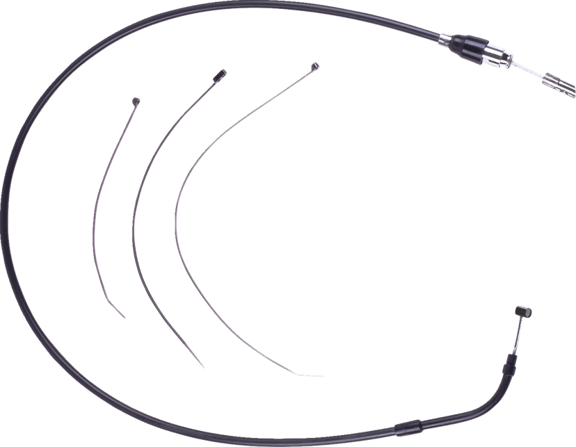 DRAG SPECIALTIES 0652-3193 Quick Connect Clutch Cable - Upper - 45-1/4" - Black/Black — image 2 of 2