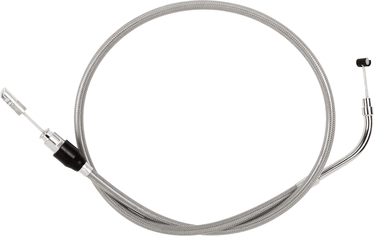 DRAG SPECIALTIES 0652-3197 Quick Connect Clutch Cable - Upper - 43" - Stainless Steel