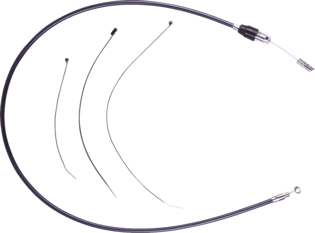 DRAG SPECIALTIES 0652-3201 Quick Connect Clutch Cable - Upper - 48" - Black/Chrome — image 2 of 2