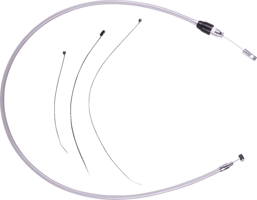 DRAG SPECIALTIES 0652-3206 Quick Connect Clutch Cable - Upper - 46" - Stainless Steel — image 2 of 2