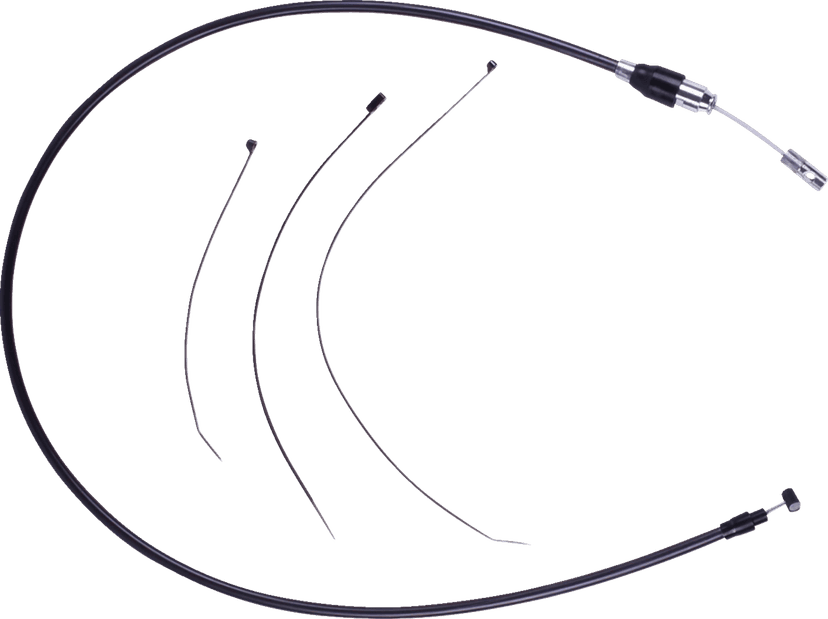 DRAG SPECIALTIES 0652-3214 Quick Connect Clutch Cable - Upper - 50" - Black/Black — image 2 of 2