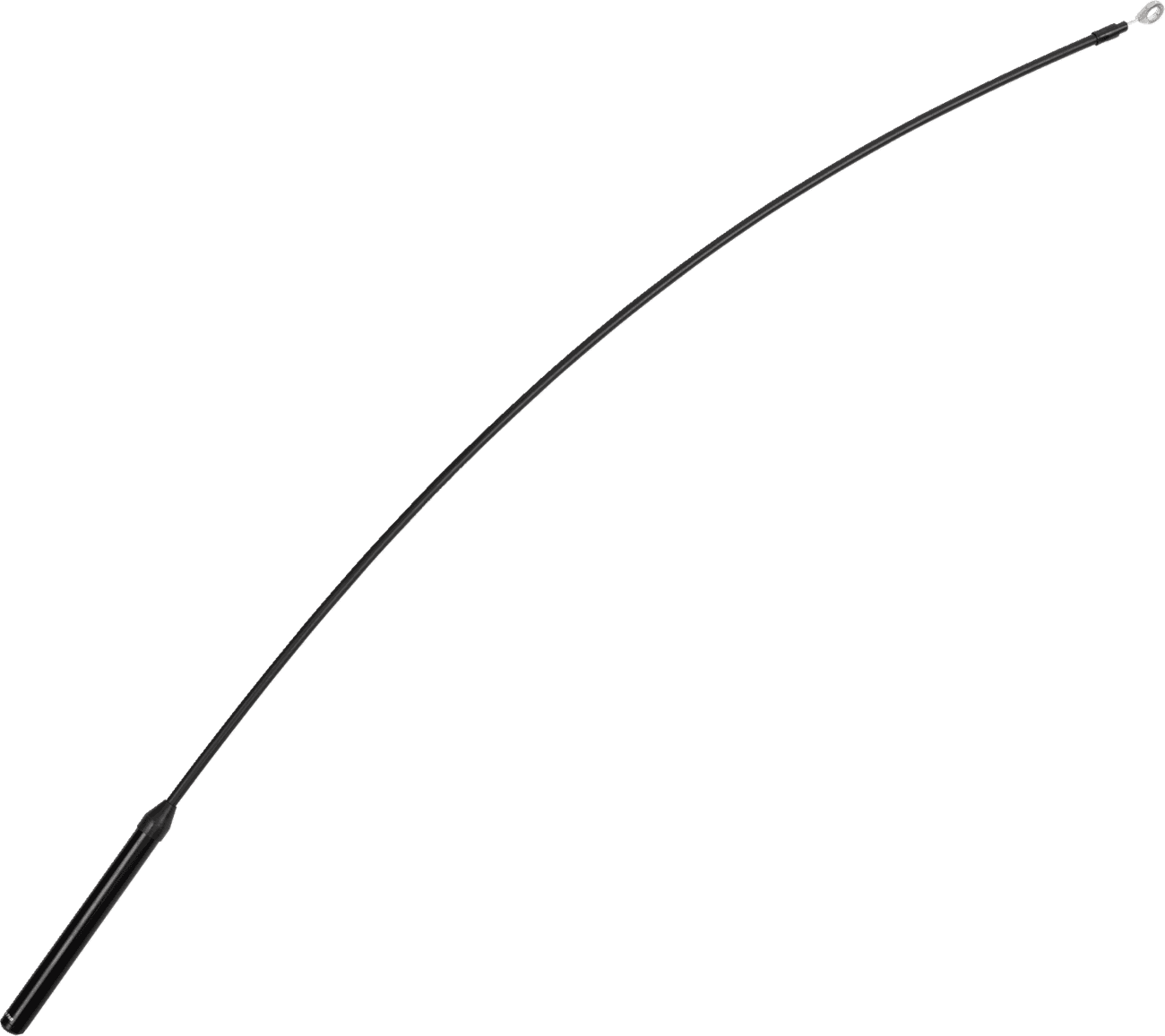 MOTION PRO 0652-3244 Blackout Top Half Clutch Cable - -0.9"