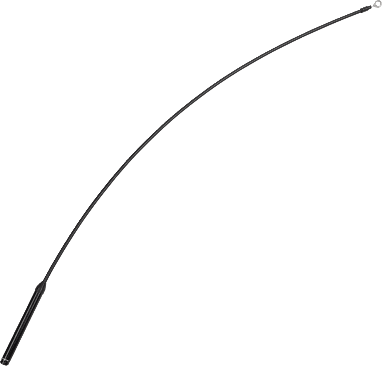 MOTION PRO 0652-3246 Blackout Top Half Clutch Cable - +2-3/4"
