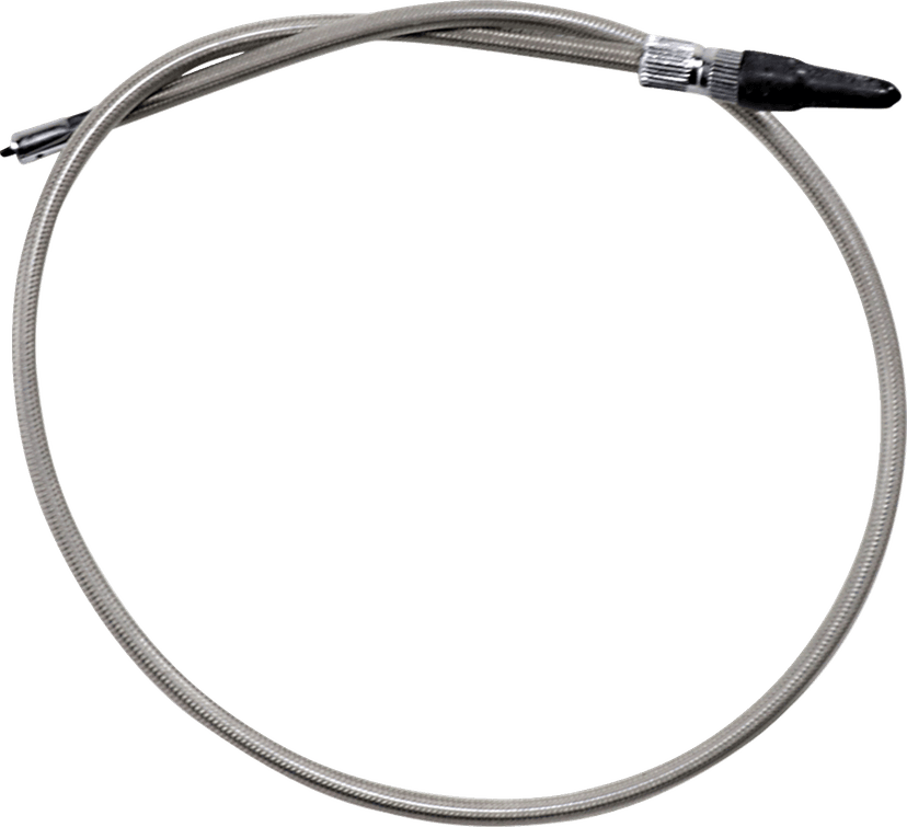 MOTION PRO 0655-0008 Armor Coat Braided Stainless Steel Speedometer Cable for Cruisers - V-Star Custom