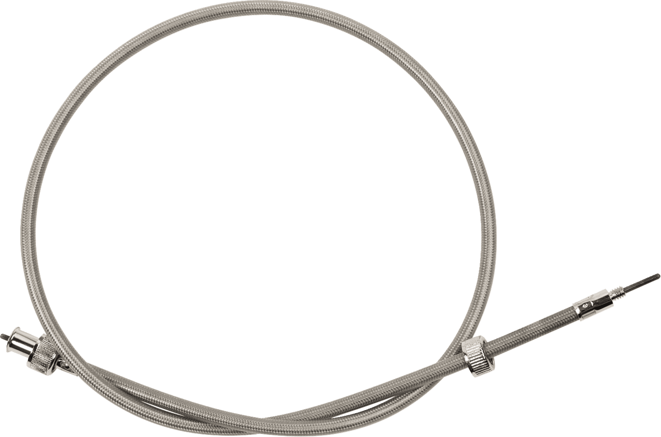 DRAG SPECIALTIES 0655-0047 Front-Wheel Drive Speedometer Cable - 40" - Braided