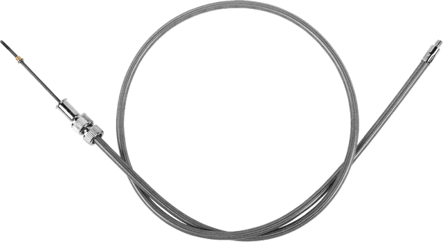 DRAG SPECIALTIES 0655-0048 Front-Wheel Drive Speedometer Cable - 46-1/2" - Braided
