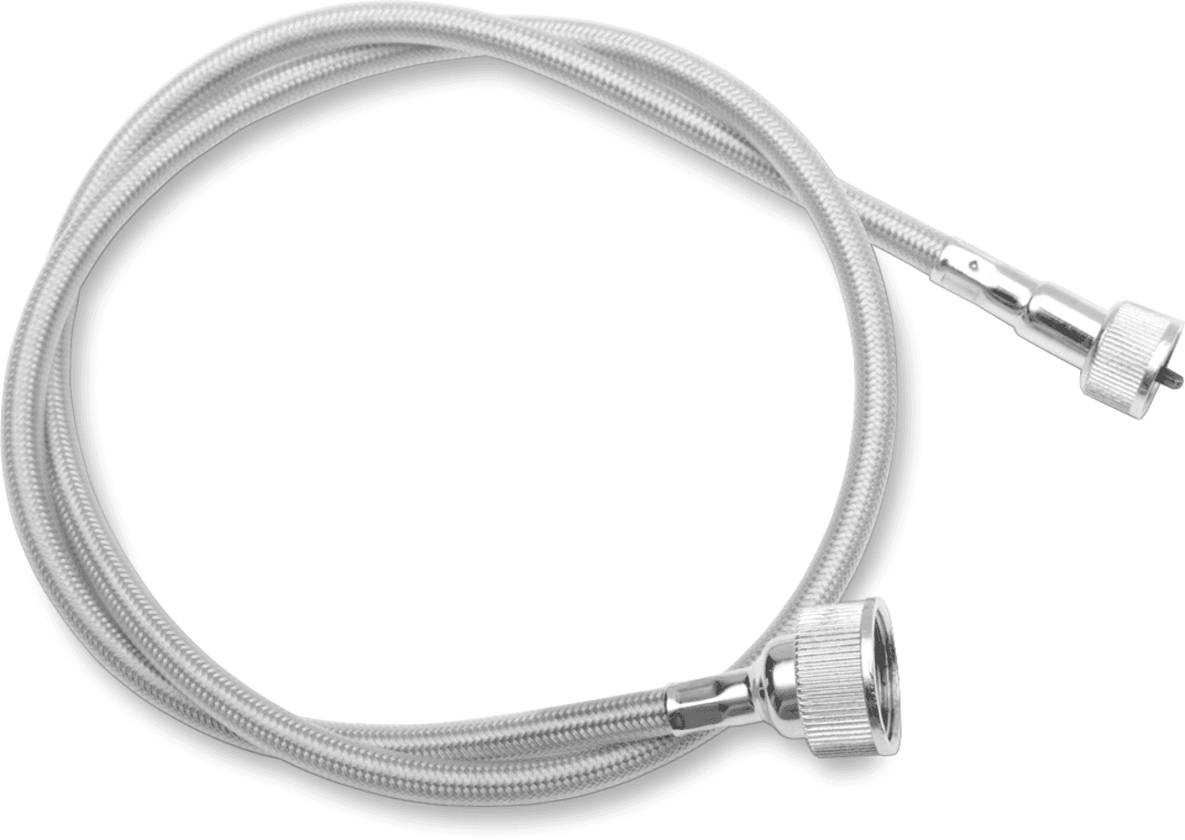 DRAG SPECIALTIES 0655-0050 Transmission-Drive Speedometer Cable - 53" - Braided