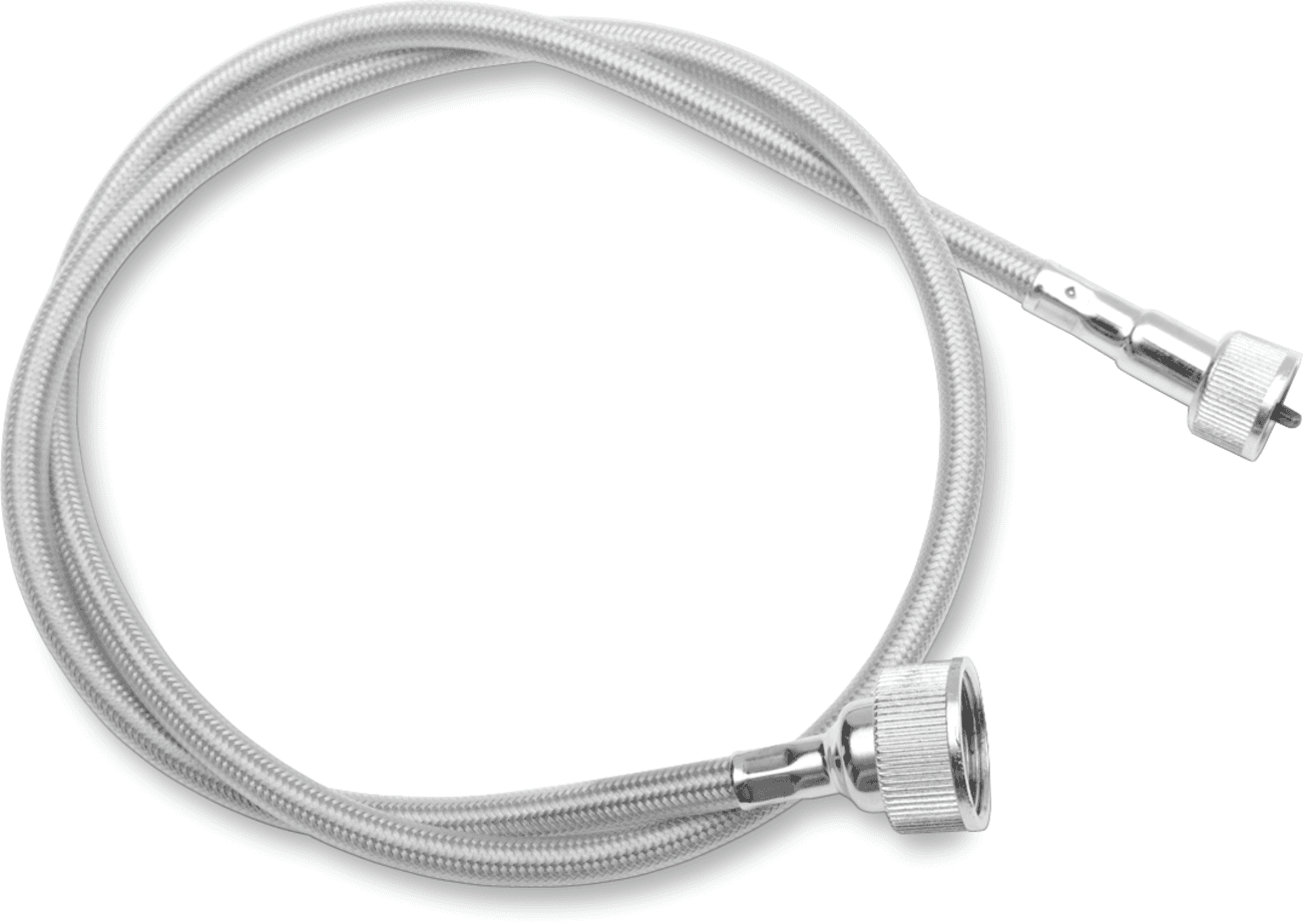 DRAG SPECIALTIES 0655-0050 Transmission-Drive Speedometer Cable - 53" - Braided