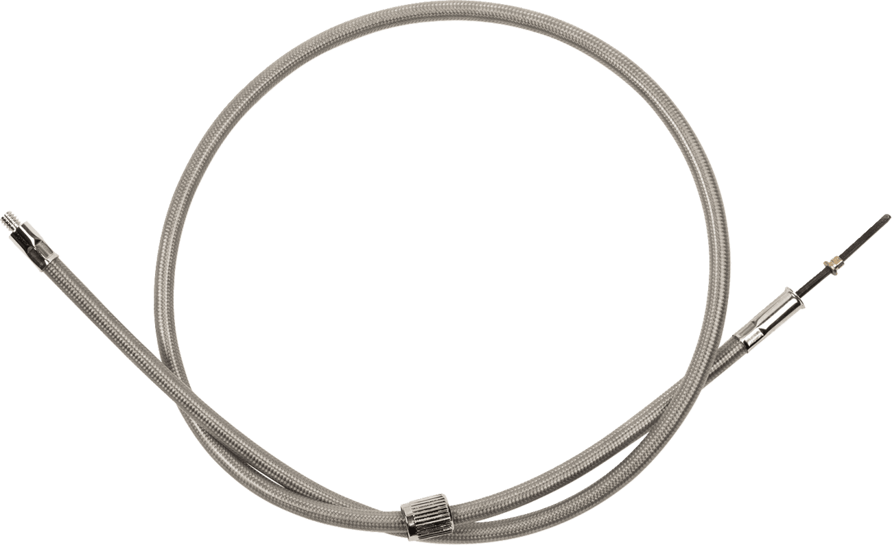 DRAG SPECIALTIES 0655-0052 Front-Wheel Drive Speedometer Cable - 38-1/2" - Braided