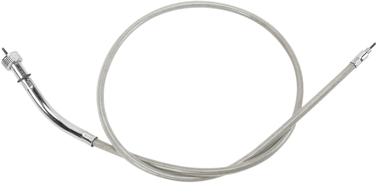 DRAG SPECIALTIES 0655-0053 Front-Wheel Drive Speedometer Cable - 41-1/2" - Braided