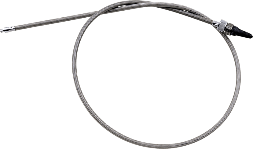 MOTION PRO 0655-0065 Armor Coat Braided Stainless Steel Speedometer Cable for Harley-Davidson - 46" — image 1 of 2