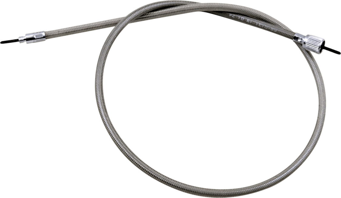MOTION PRO 0655-0066 Armor Coat Braided Stainless Steel Speedometer Cable for Harley-Davidson - 35"