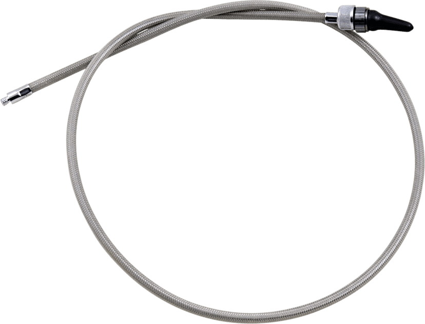 MOTION PRO 0655-0067 Armor Coat Braided Stainless Steel Speedometer Cable for Harley-Davidson - 43" — image 1 of 2